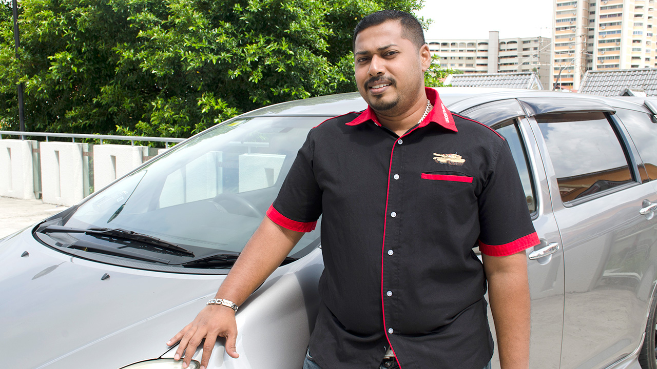 Mohammed Ashiq, 35, Private Hire Driver, Grabcar (Photo Source: NTUC ThisWeek)
