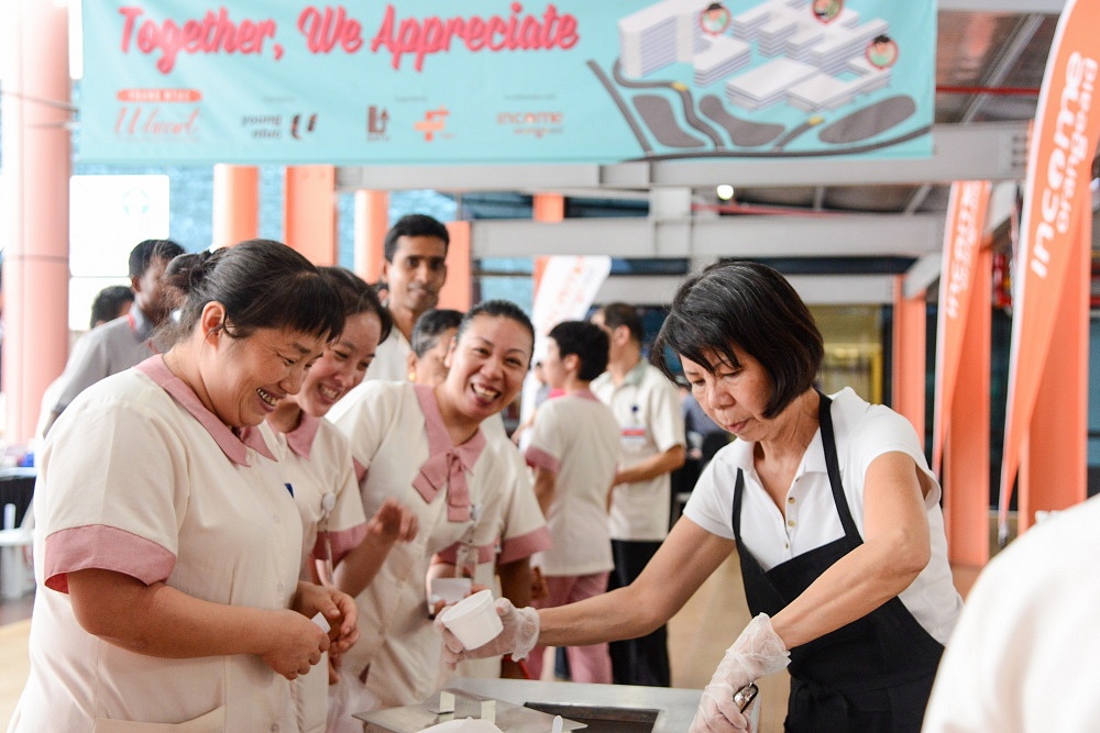 Caring for those who care for others – over 650 staff at National University Hospital were treated to lunch, in appreciation of their hard work.