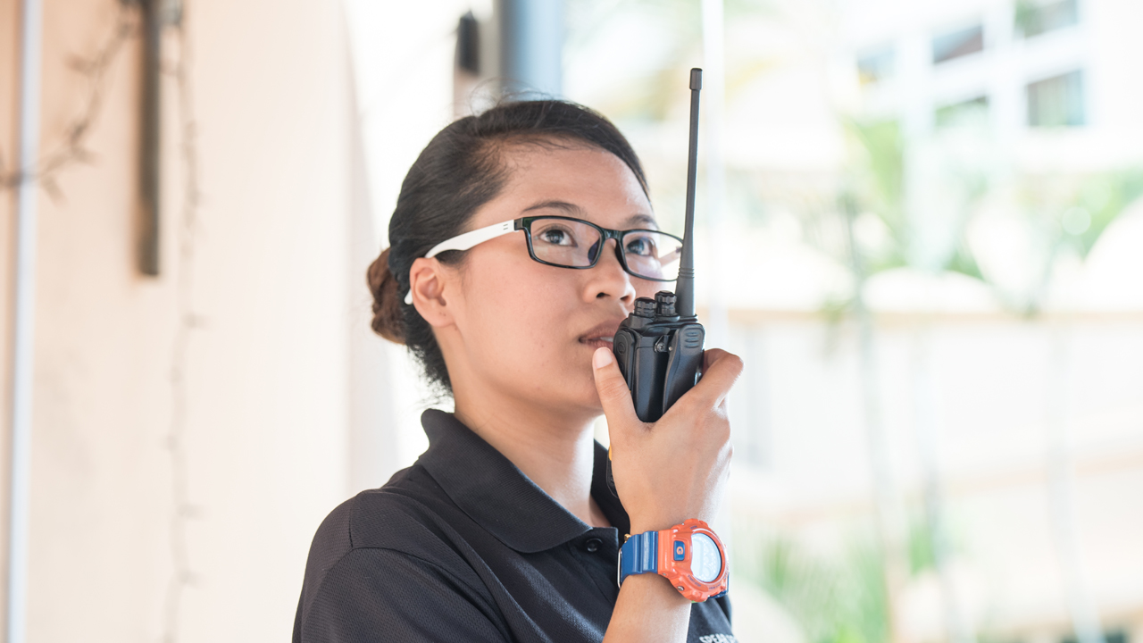 27-year-old Nor Hazimah Haron her career as a security officer fulfilling, and debunks naysayers about how security work is only for mature workers (Photo Source: NTUC ThisWeek)