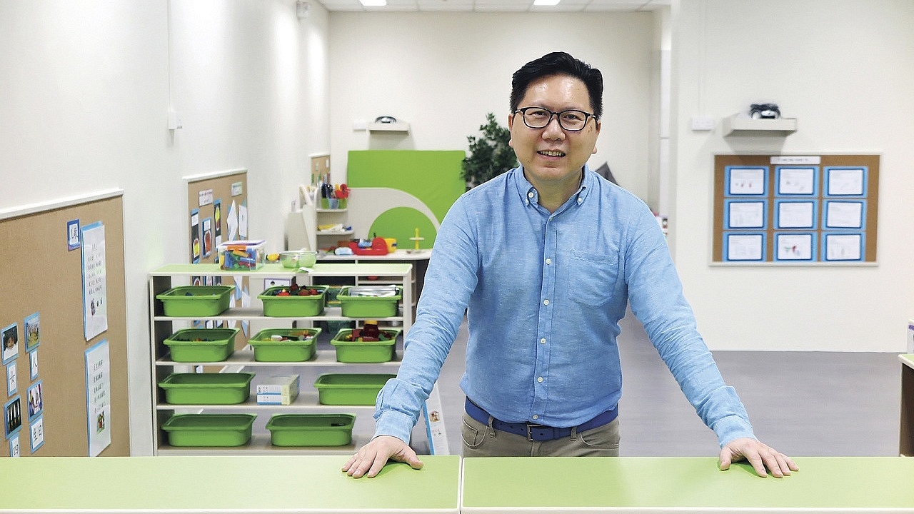 After 12 years in the IT sector, 52-year-old Wayne Lin decided to make the bold move into the preschool environment, through the Professional Conversion Programme. Photo Source: NTUC This Week)