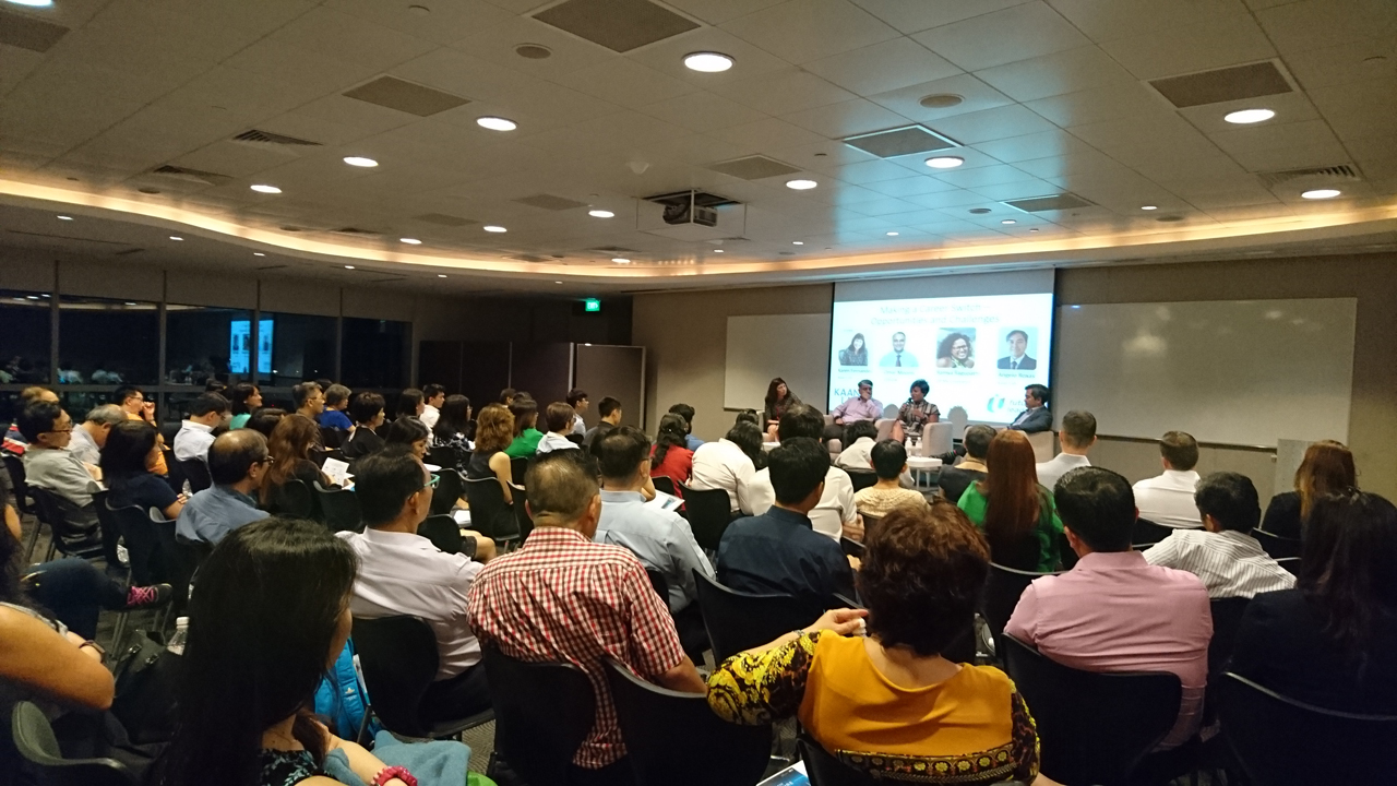 Almost a full house at the recent “Making a Career Switch – Opportunities and Challenges in a Digital Age” workshop offered by U Future Leaders Exchange.