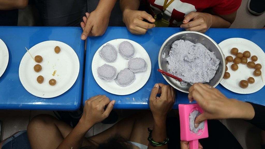 making mooncakes