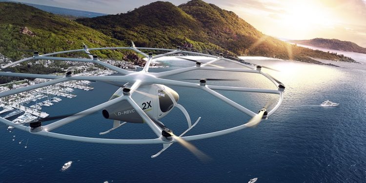 Flying taxis from Volocopter