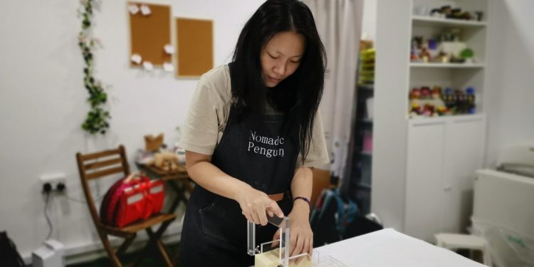 A Switch from Meeting Deadlines to Making Soap