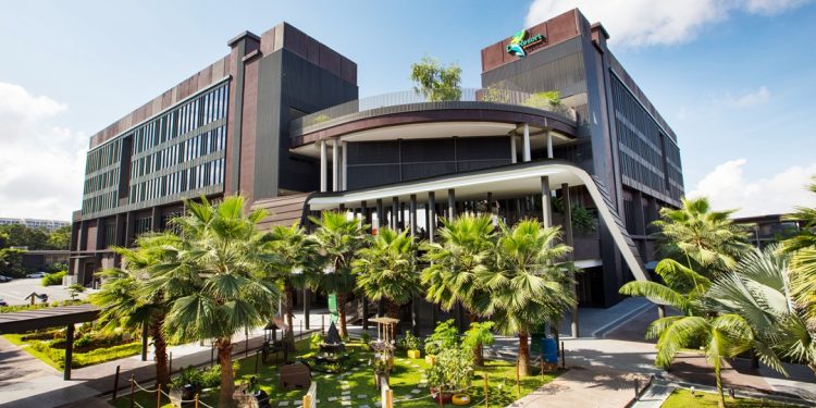 The facade of the new D'Resort at Downtown East.