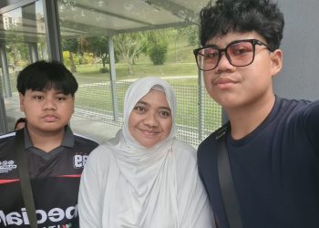 Lilliana Samsudin and sons